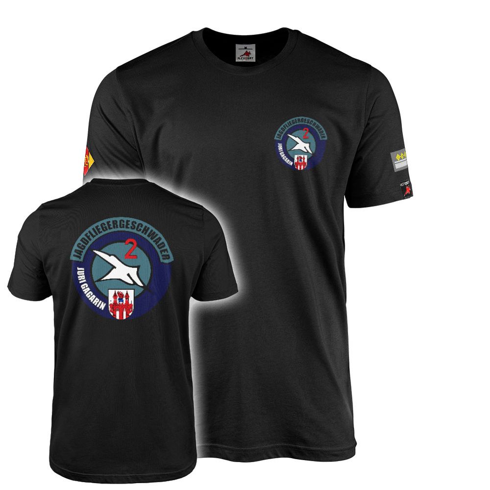 Jagdfliegergeschwader 2 Juri Gagarin Oberleutnant NVA DDR T-Shirt#47360