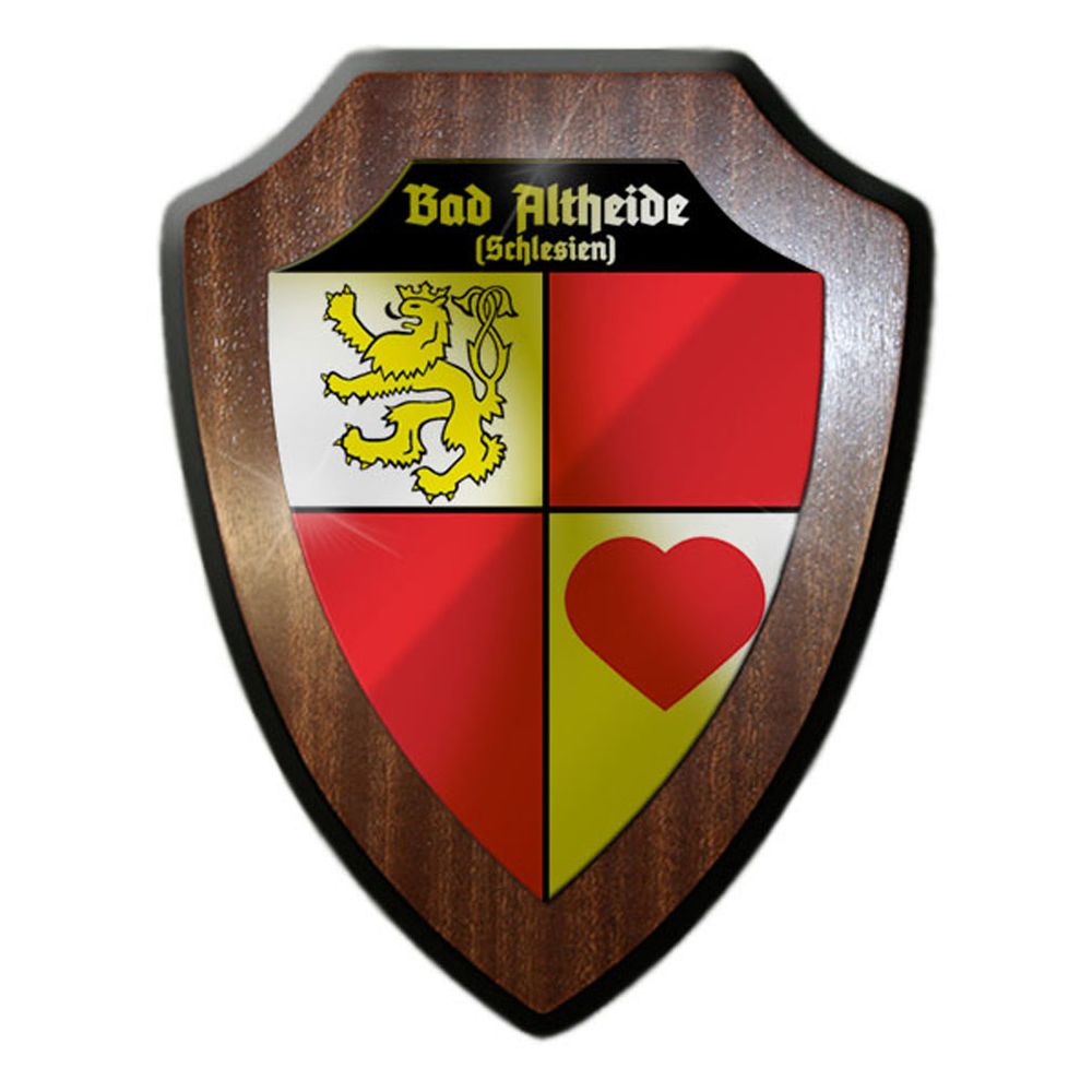 Wappenschild Bad Altheide Schlesien Polanica-Zdrój Wappen Stadt Ort #23627