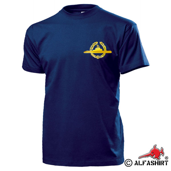 U-Boot Abzeichen GOLD Tätigkeitsabzeichen Marine Bundesmarine - T Shirt #15845