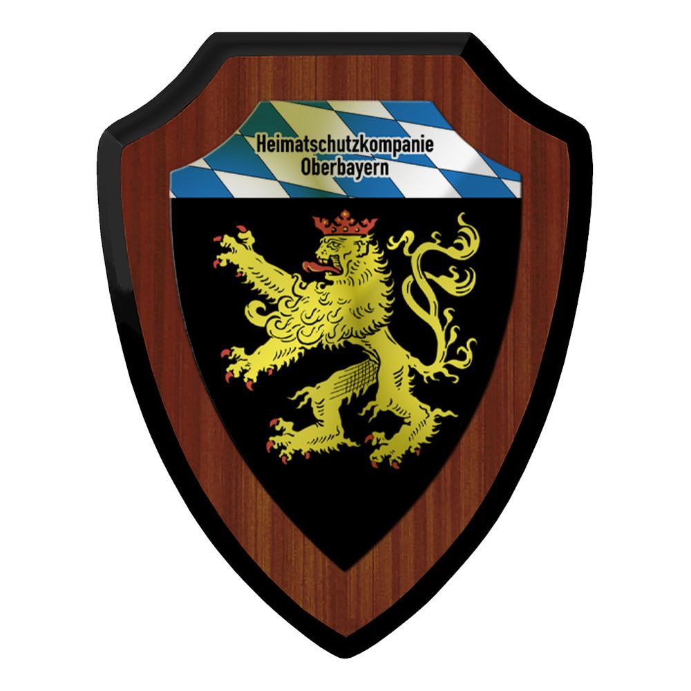 Wappenschild Heimatschutzkompanie Oberbayern Bundeswehr Regionalen  #14931