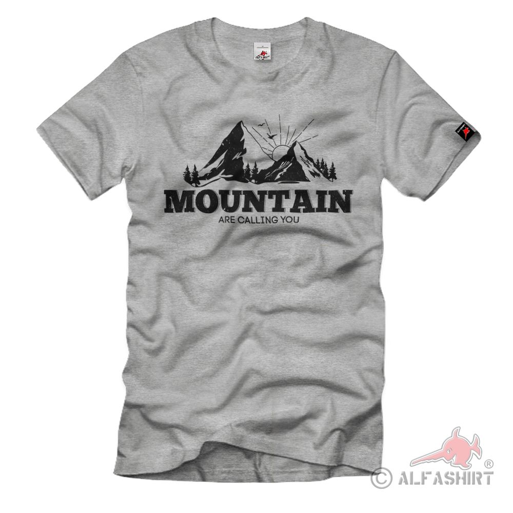 Mountain Calling Berge Wandern Natur Klettern Alpen T-shirt#36843