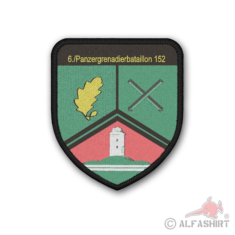 Patch 6 Kompanie Panzergrenadierbataillon 152 Schwarzenborn Bundeswehr #43185