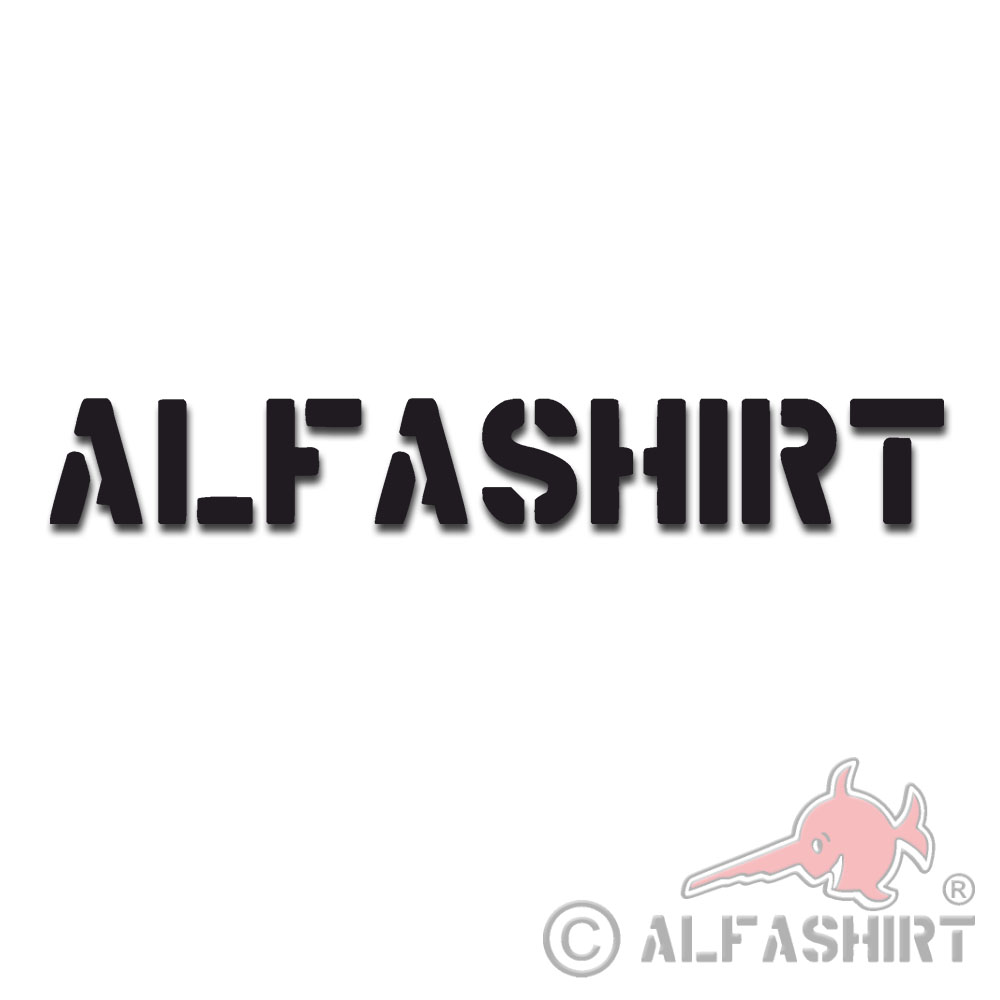 ALFASHIRT Schriftzug U-Boot U96 Logo Wappen lachender Sägefisch Marine #A4786