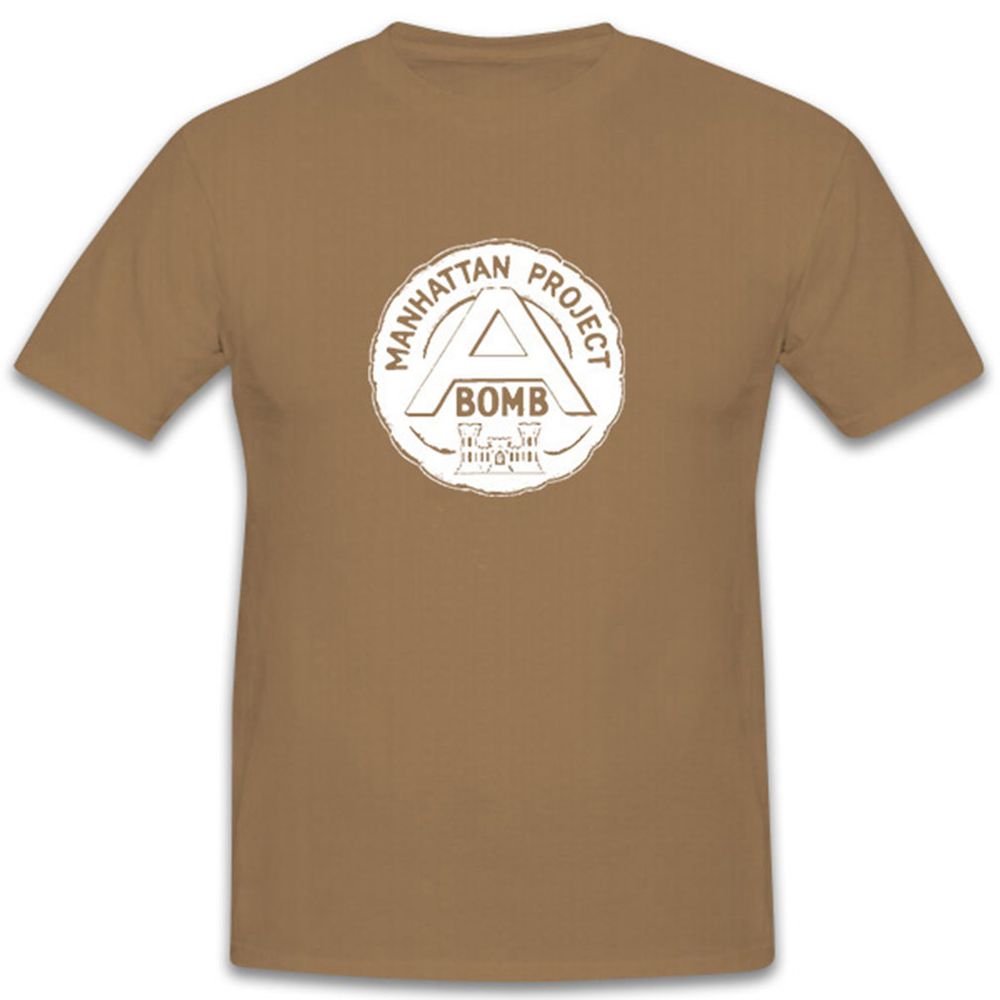 Manhattan Project A-Bomb Los Alamos Inofficial Badge T-shirt # 12258