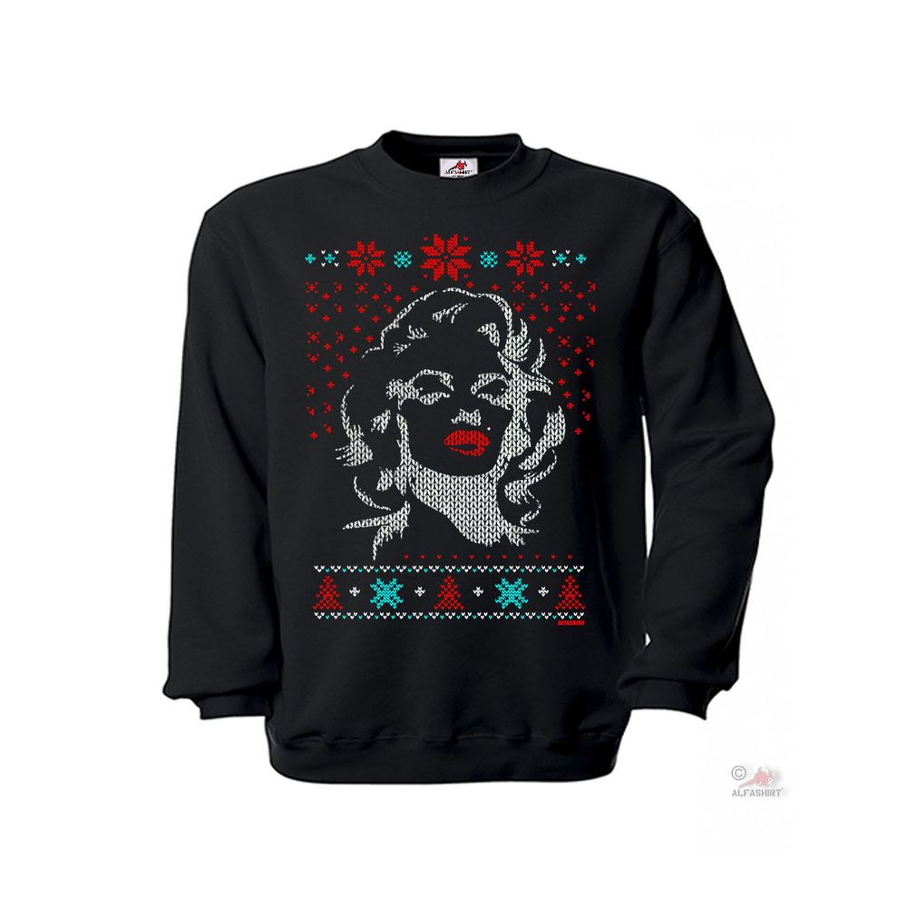 Pullover Sängerin Weihnachten 50er Jahre Musik Winter Geschenk Advent #35839