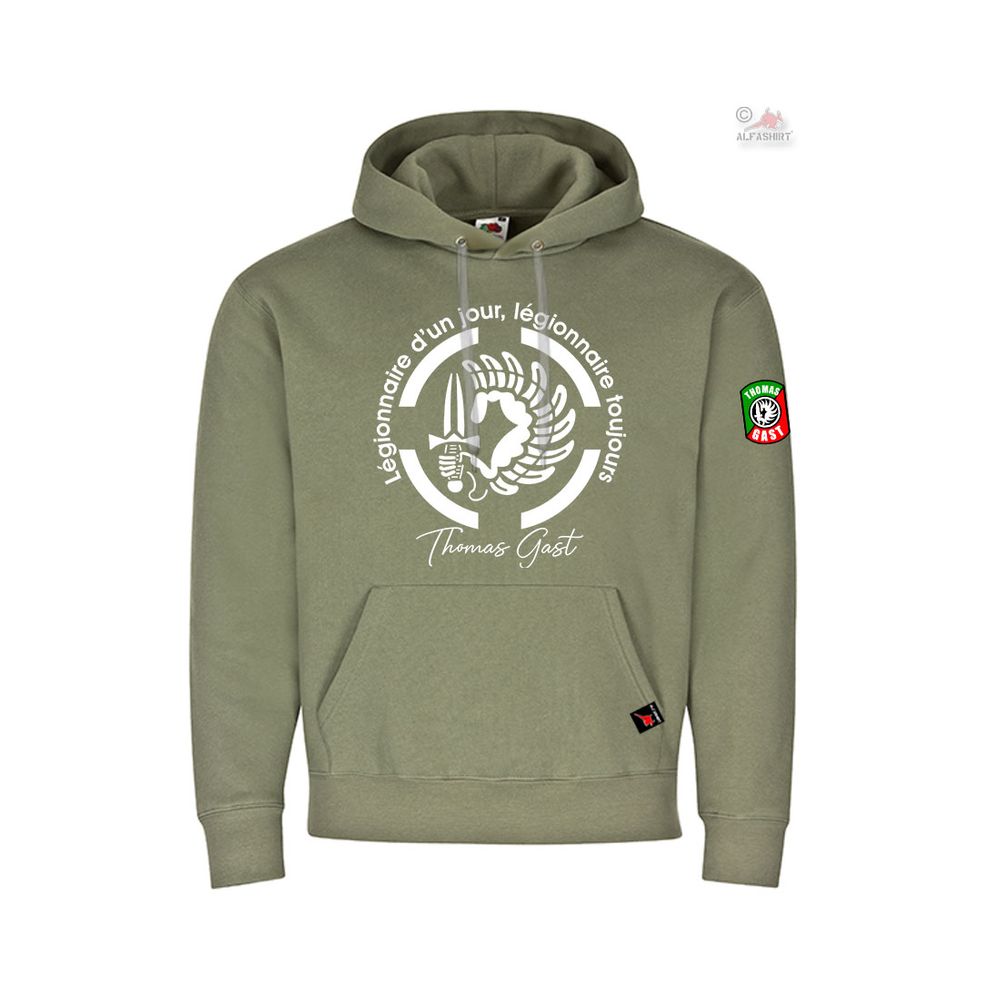 Hoodie Thomas Gast Legionnaire Maxime Légionnaire d’un jour, légionnaire # 36583