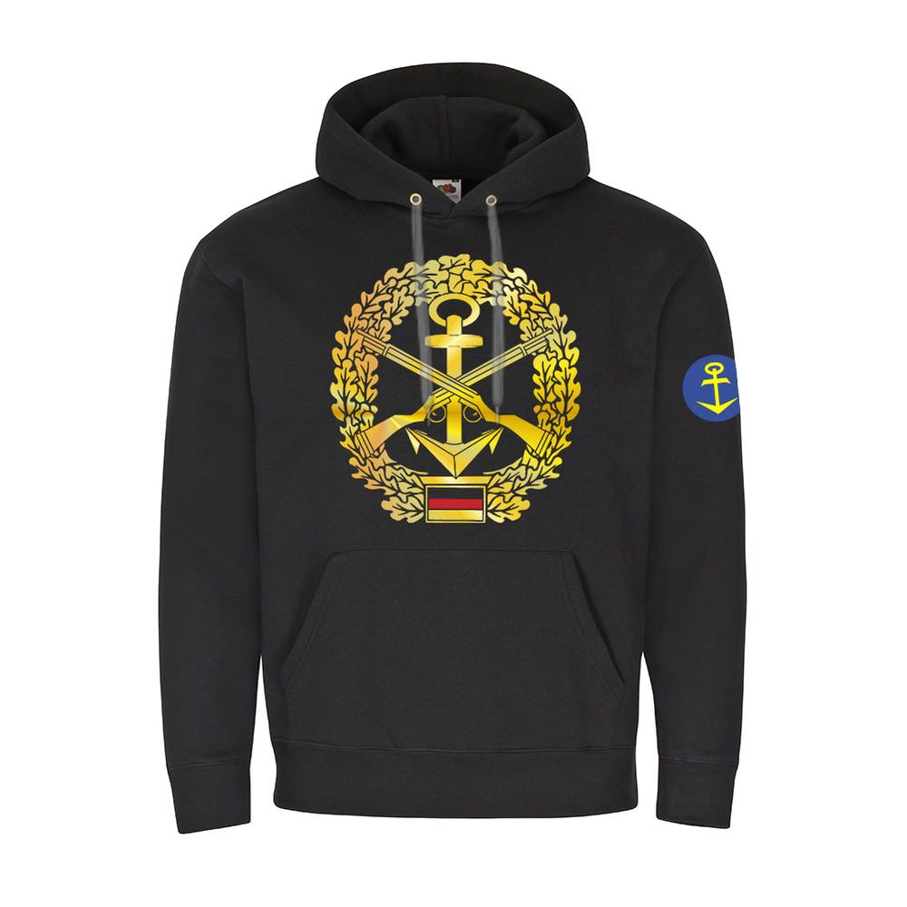 Hoodie Marinesicherung Verwendungsreihe 76 Bundesmarine Seebataillon #22339
