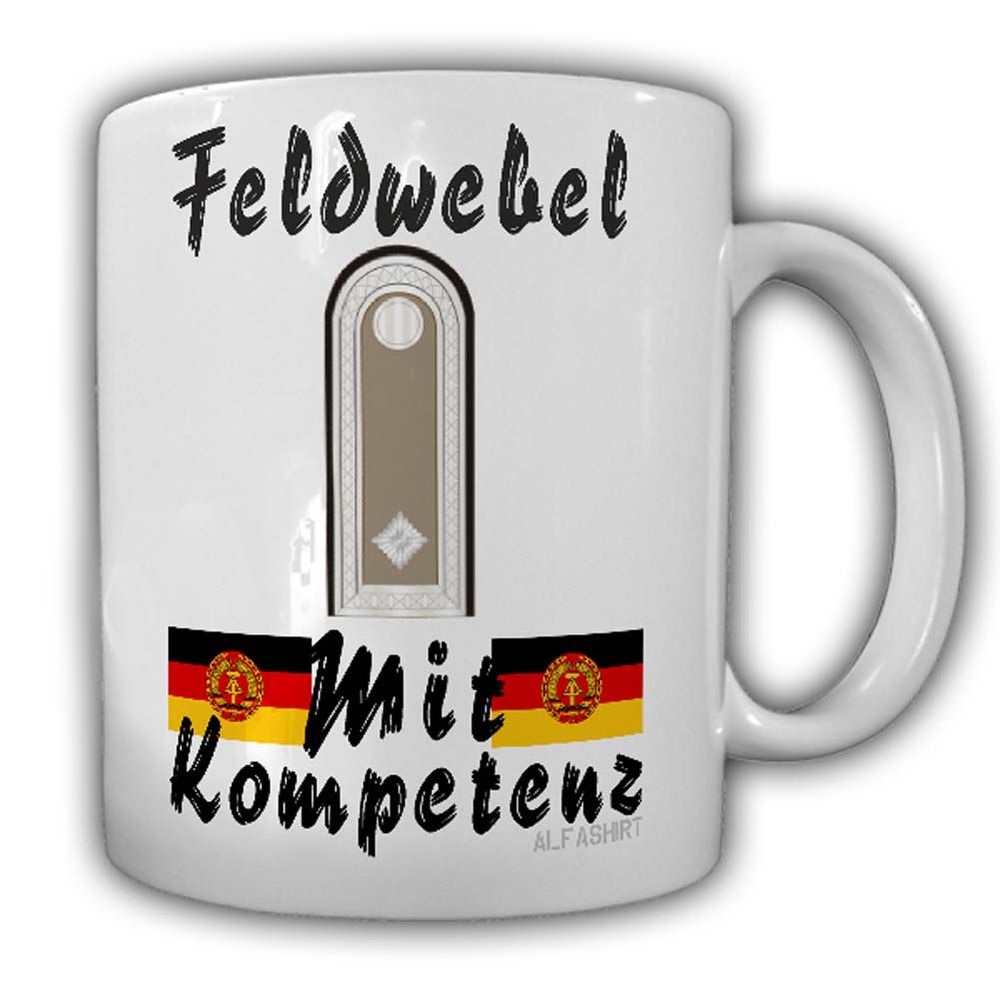 Feldwebel des Pionierwesen KFZ Tasse Kraftfahrzeuge DDR Schulterklappe  #24226
