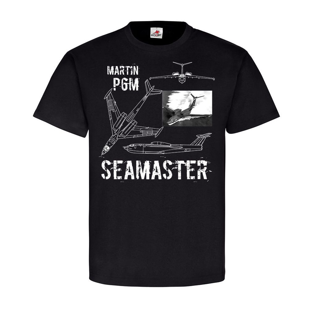 Martin P6M SeaMaster Flugboot Navy Atom Bomber Flugzeug Amerika T Shirt #23262