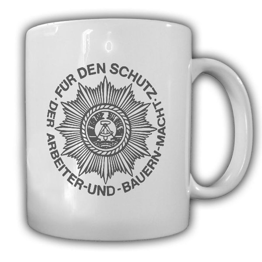 Tasse Deutsche Volkspolizei DDR VOPO Demokratische Republik NVA Grenze #23747