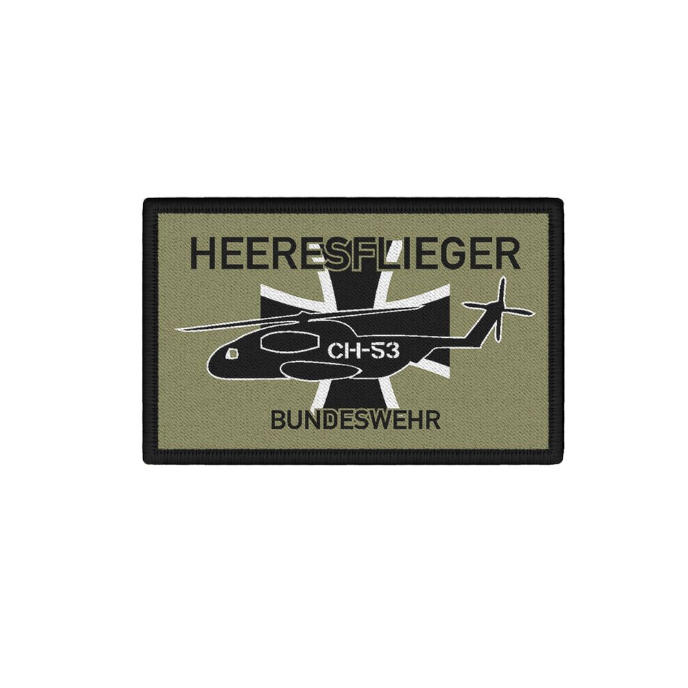 Aufnäher Heeresflieger Bundeswehr CH53 Heer BW Bückeburg 7,5x4,5cm #34961