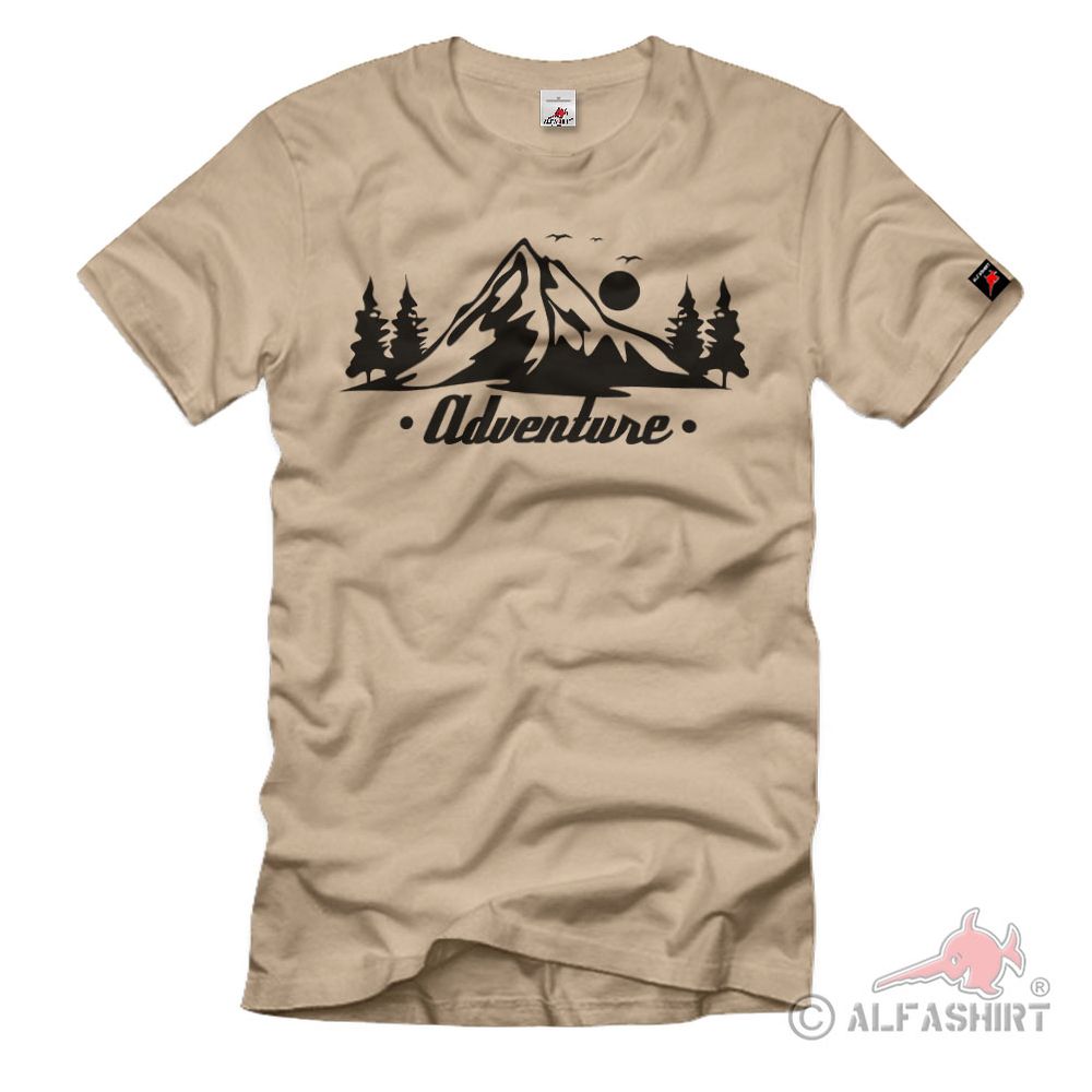 Adventure Wildniss Wald Überleben Prepper Bushcraft Survival T-Shirt#36678