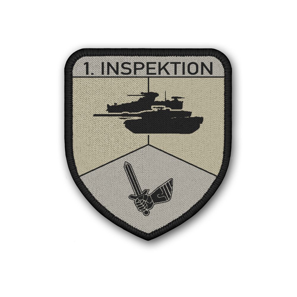 Patch 1 Inspection Bundeswehr Uniform Panzertruppe Army School Coat of Arms # 32119