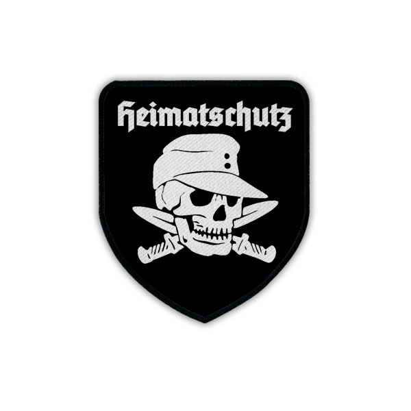 Patch Heimatschutz Feldmütze Totenschädel Deutschland Bajonett Heer #20244