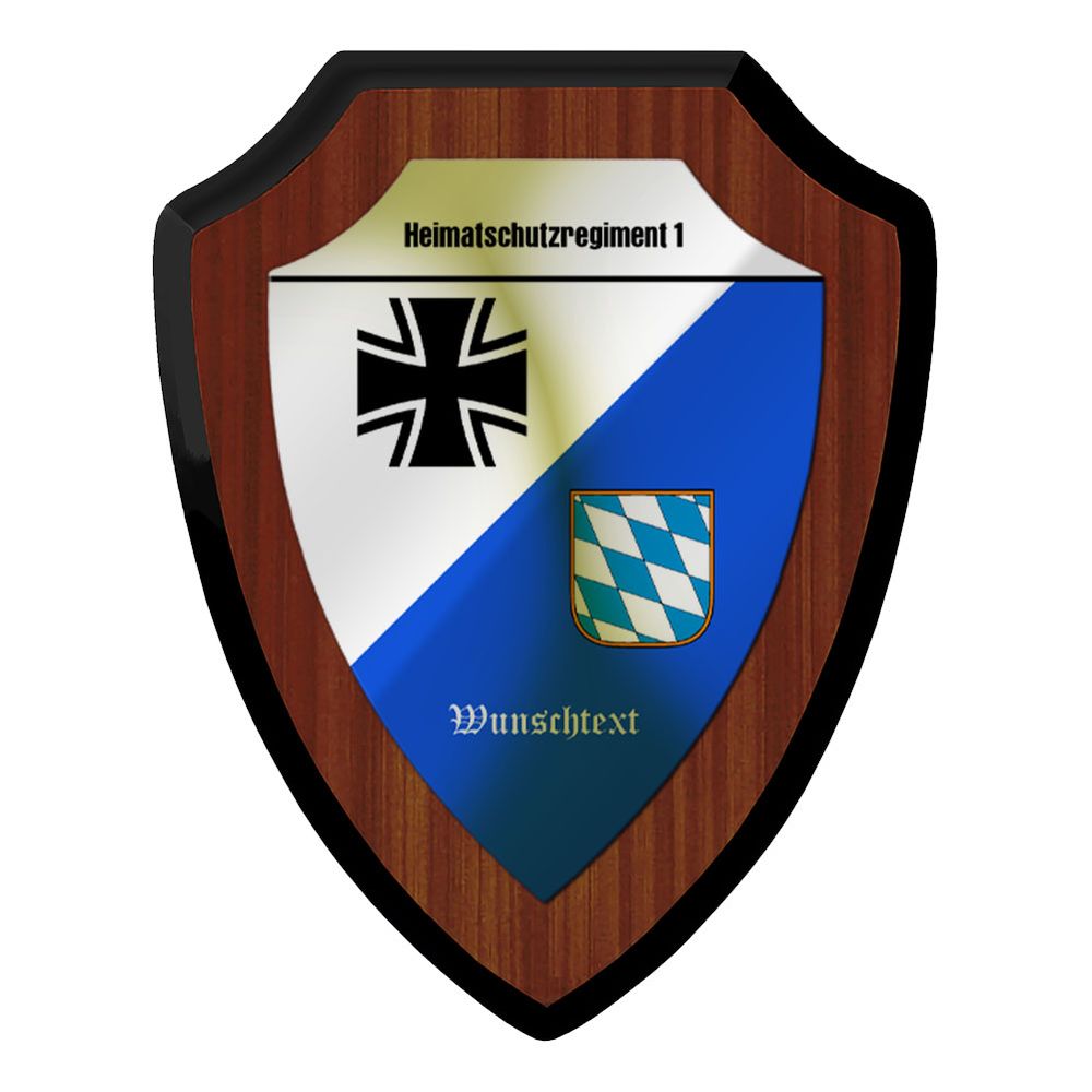 Wappenschild HSchRgt Heimatschutzregiment 1 Bayern Roth Landeskommando #44950