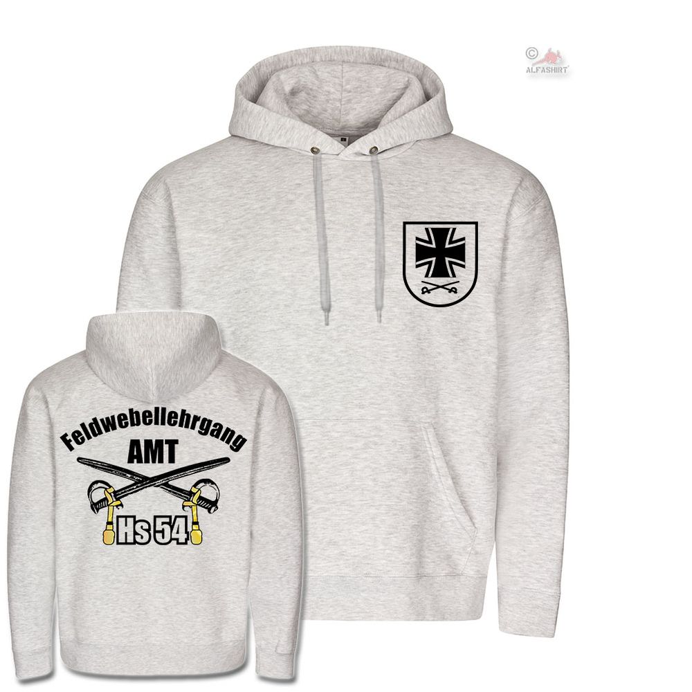 Hoodie Feldwebellehrgang AMT Hs54 Hörsaal HUS Delitzsch Bundeswehr #19625