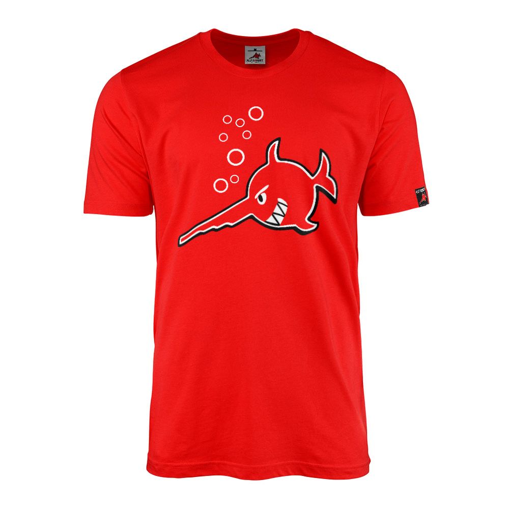 T-Shirt Evil Swordfish Sawfish Navy Submarine 96 Tower Crest #46135