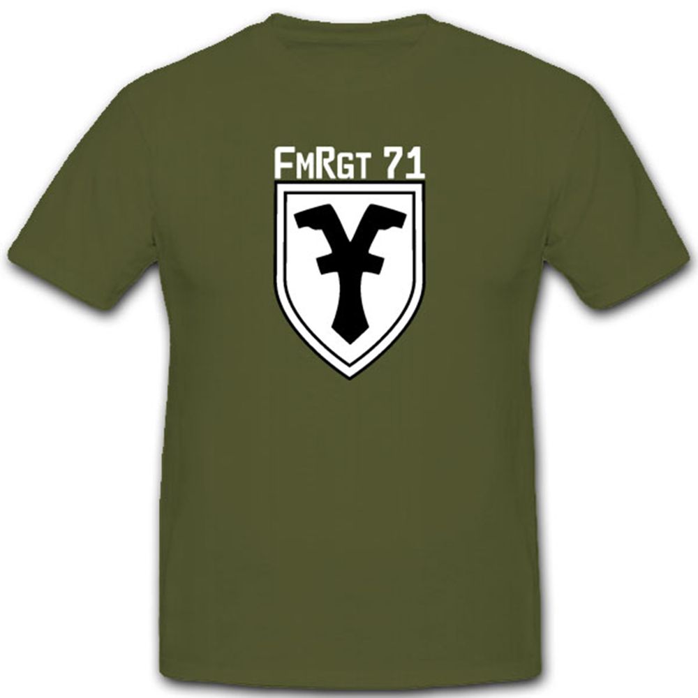 Fmrgt 71 Fernmelderegiment Bundeswehr Militär Emblem T Shirt #2887