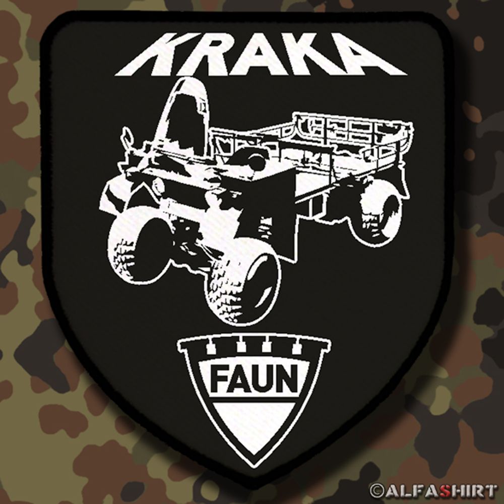 Patch / Aufnäher - Kraftkarren Fahrzeug Militär KRAKA Bund Bw #12252