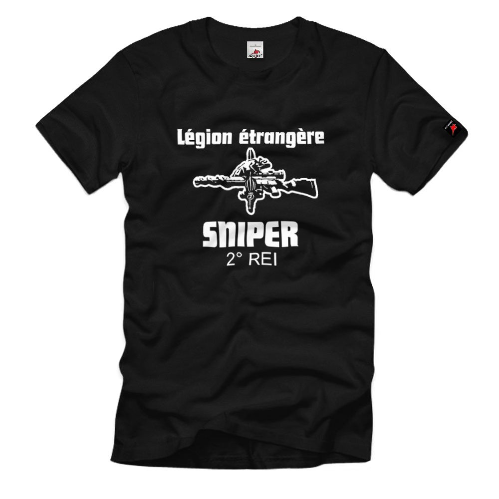 Sniper Légion étrangère 2REI 2e Régiment étranger d'infanterie T-Shirt #18380