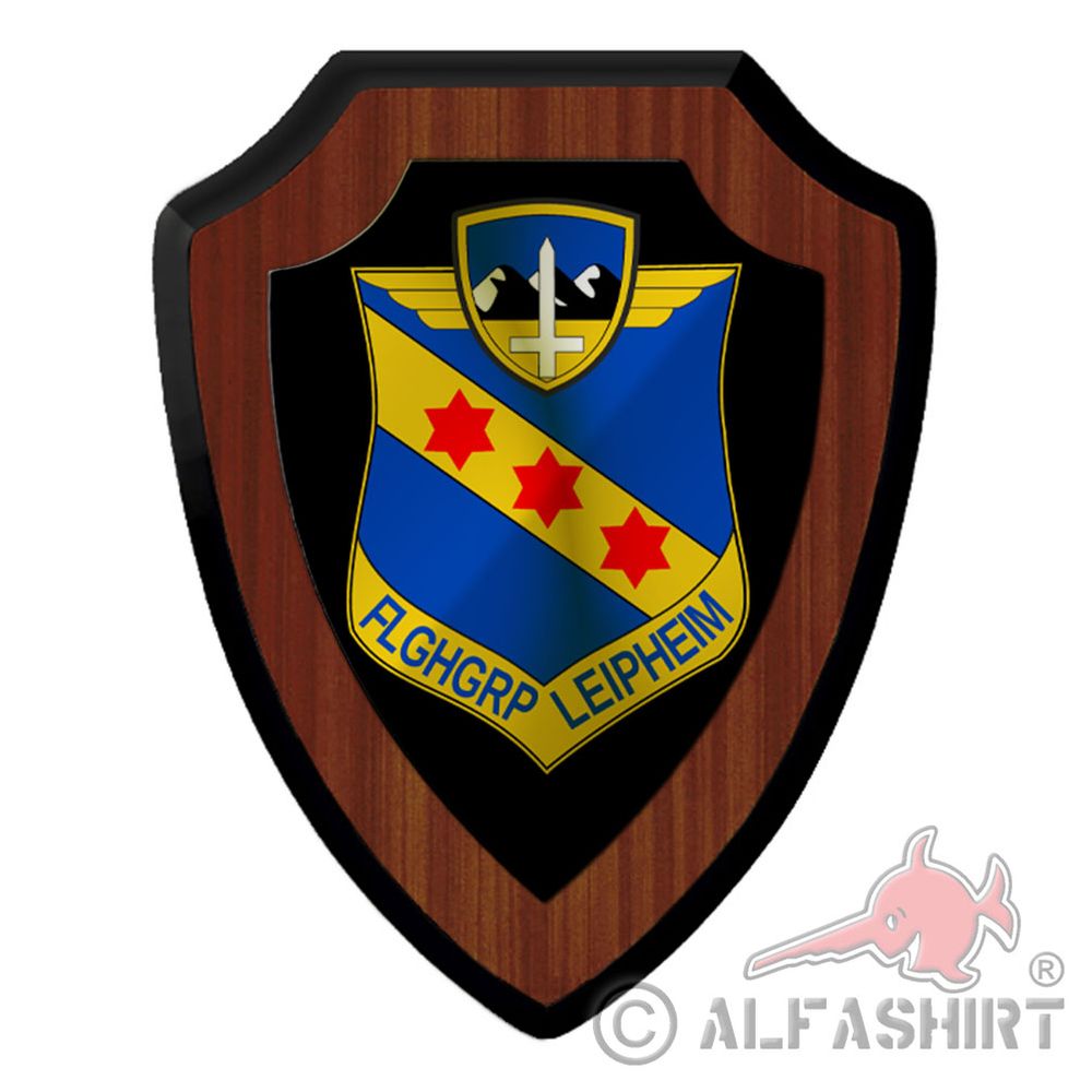 Wappenschild FlgHGrp Leipheim Fliegerhorst Gruppe Militärflugplatz #43391