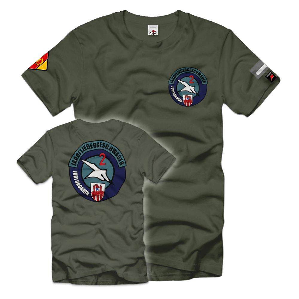 Jagdfliegergeschwader 2 Juri Gagarin Unteroffizier NVA DDR T-Shirt #47201