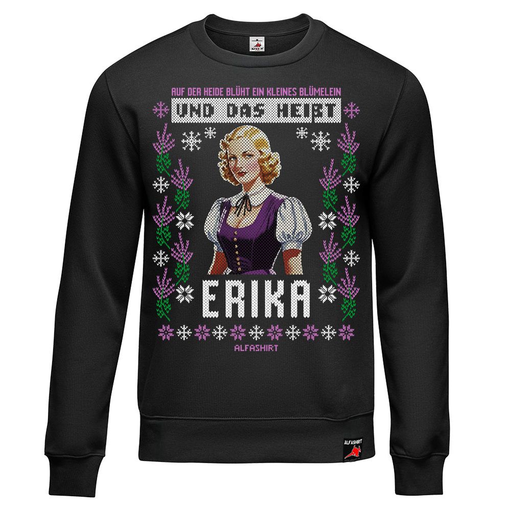X-MAS Erika Marsch-Lied Weihnachten Song Operator Ugly Christmas Pullover#47094