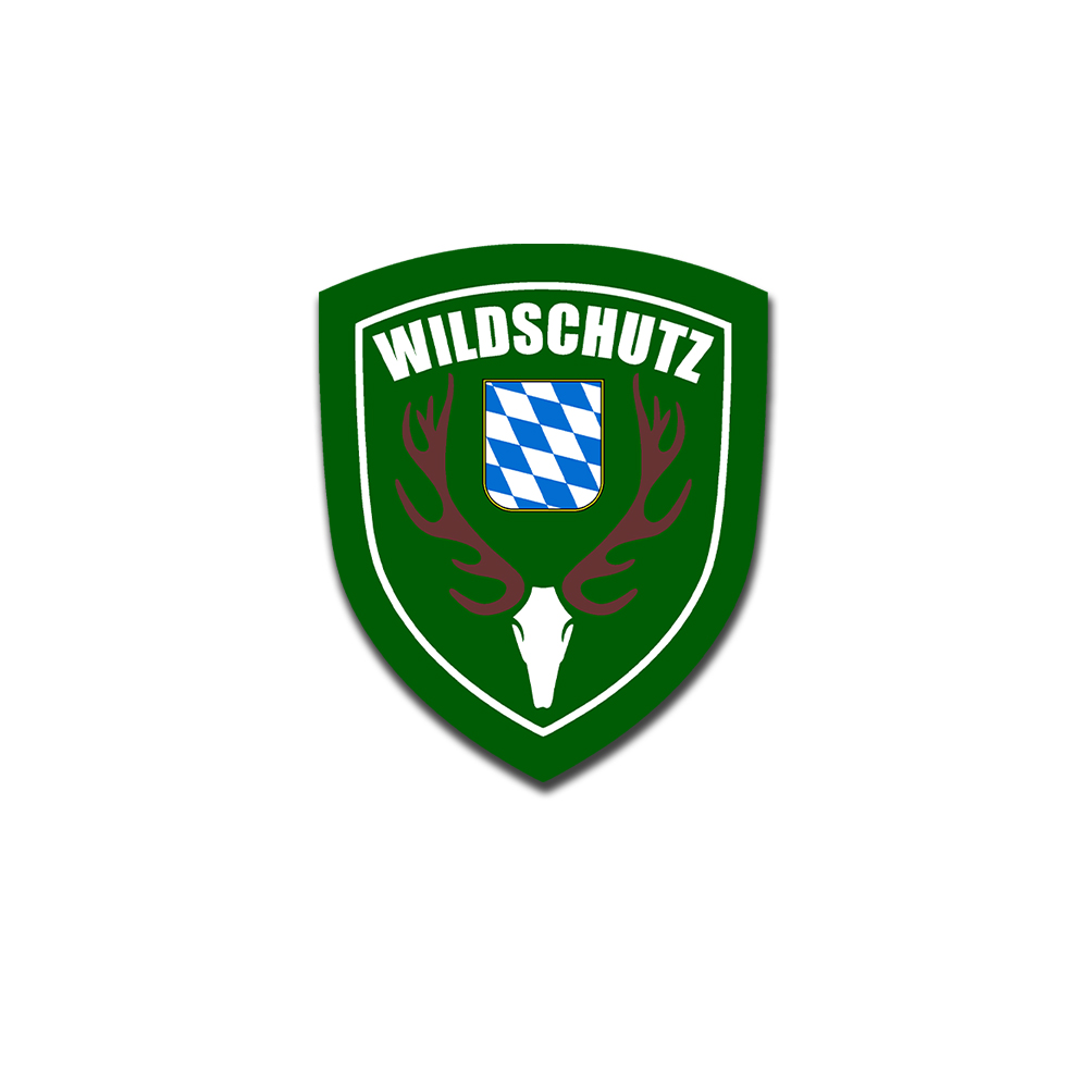 Wildschutz Bayern Schutzgebiet Natur Wild Jagd Wilderer Hochsitz ab 7cm #A5718 Wildschutz Bayern Schutzgebiet Natur Wild Jagd Wilderer Hochsitz ab 7cm #A5718