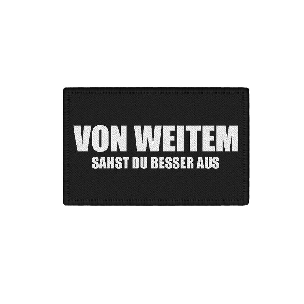 Patch you saw better from a distance Statement Statement Quote 7.5x4.5cm # 34321