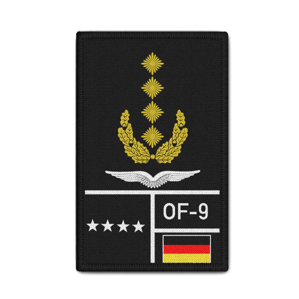 Rank Patch Bundeswehr Heer Luftwaffe Marine Schwarz #BW-Patch