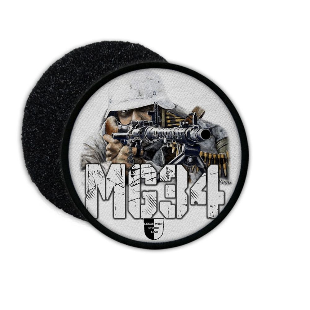 Patch Lukas Wirp MG34 Schütze Soldat Militaria Maschinengewehr Winter #23420