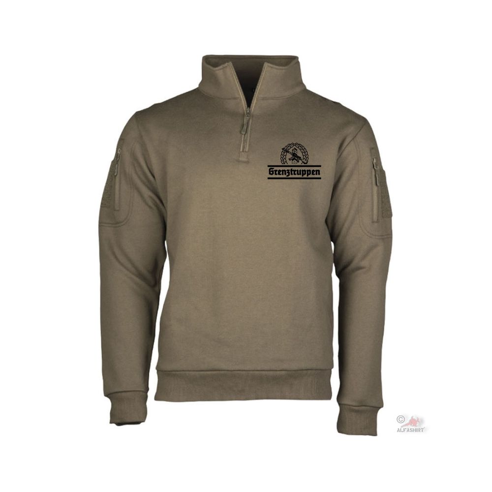 Tactical sweater GDR Grenztruppen Grenzstein AK MPi Laurel NVA # 35583