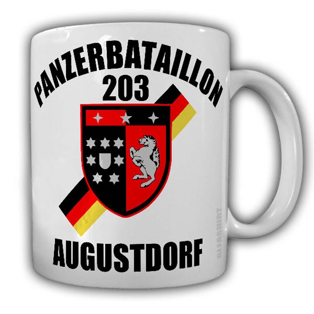 Tasse PzBtl 203 Panzerbataillon Bundeswehr Augustdorf Kompanie  #24416