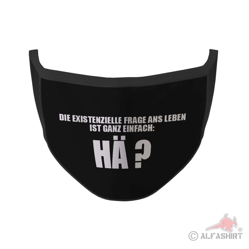 Mouth HÄ existential question about life what a shit fun humor # 35339