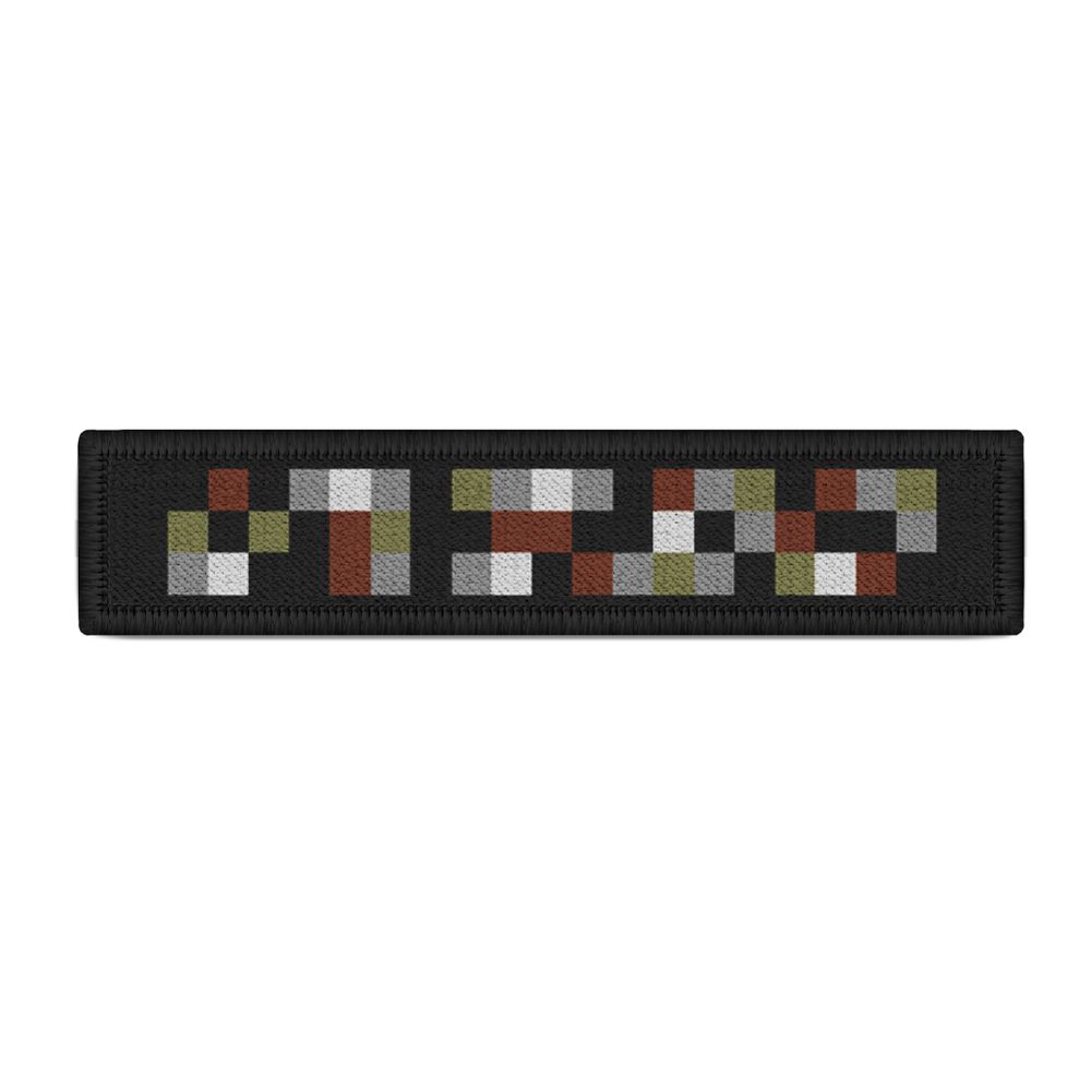 Namens-Streifen Patch Pixel SEK getarnt verpixelt Polizei Security #34910
