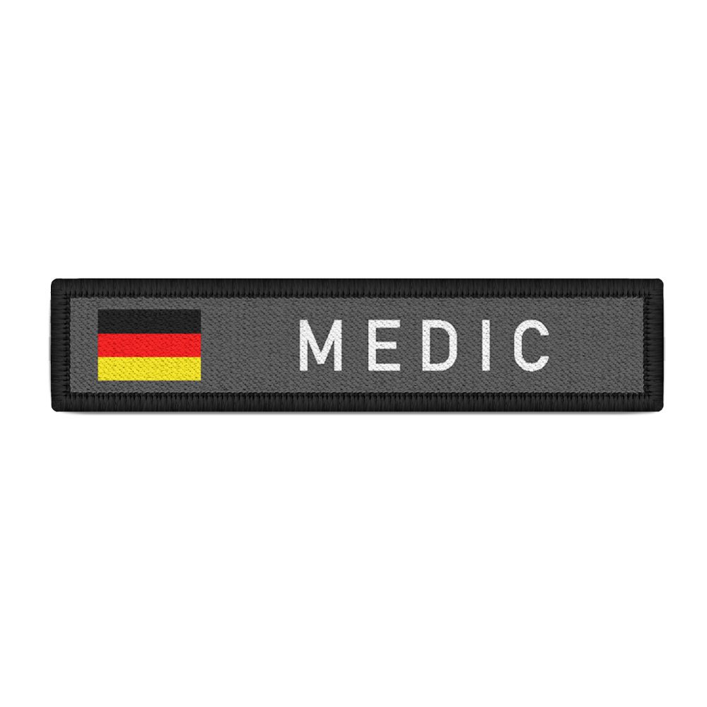 Patch Namensschild Medic BW Polizei BPOL Sanitäter Mediziner Arzt Uniform #30032