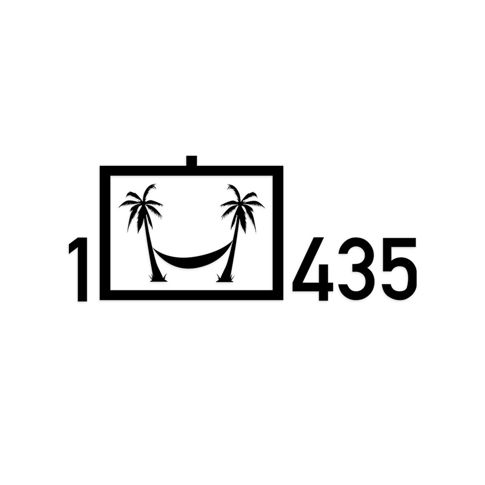 Taktisches Zeichen Urlaub Strand Palmen Palme Hängematte Entspannung #A6130