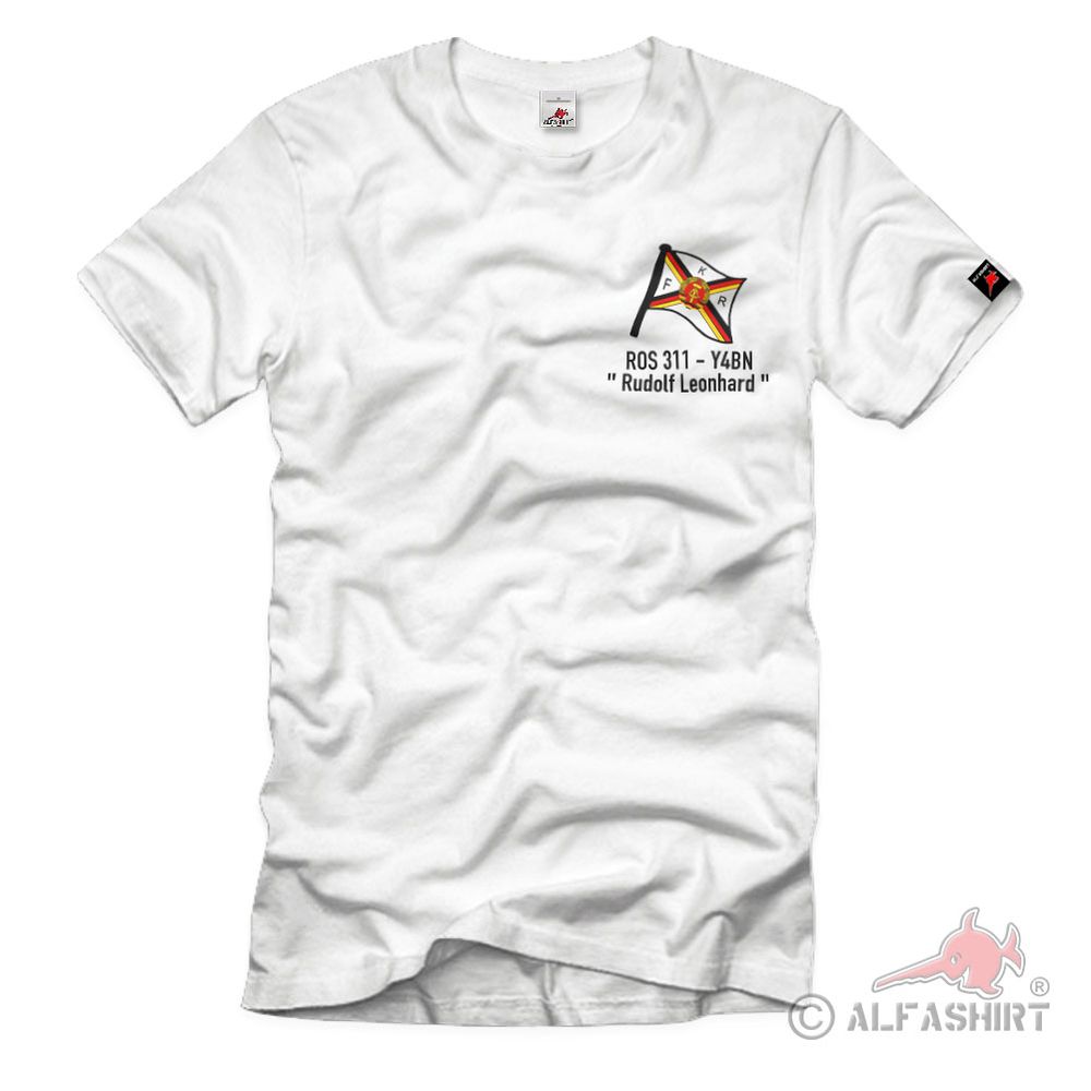Flagge Fischkombinates Rudolf Leonhard DDR Volksmarine T-Shirt #40285