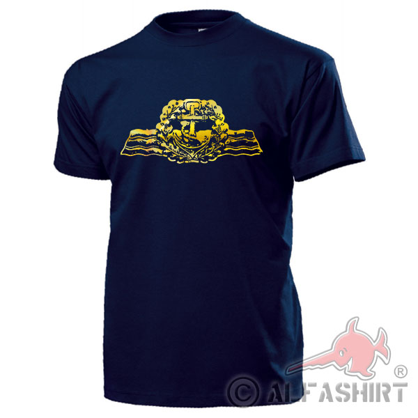 BW Seefahrerabzeichen gold Matrose BW Tätigkeitsabzeichen Marine T-Shirt #17805