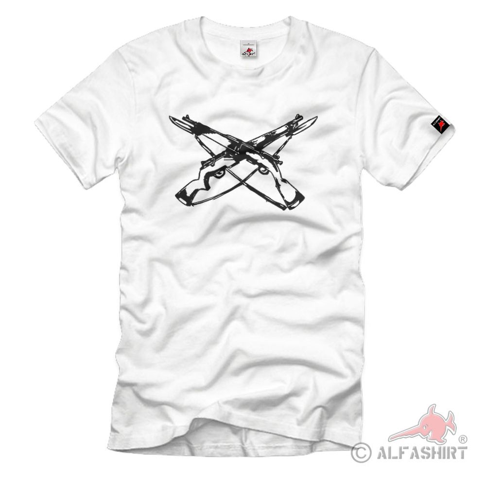 Weapons Weapons Rifles Pistol Crest - T Shirt Men white # 2220
