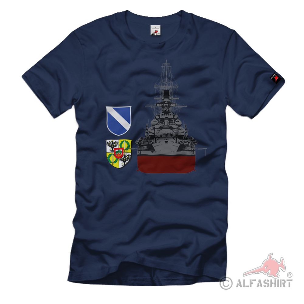 Schlachtschiff Scharnhorstklasse Gneisenau Scharnhorst Deutschland T-Shirt#38124