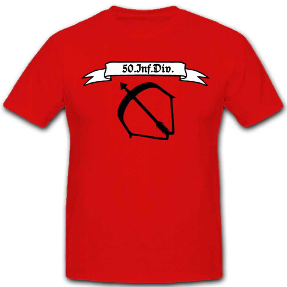 50. Infanterie Division InfDiv Wappen Abzeichen Emblem  - T Shirt #5146