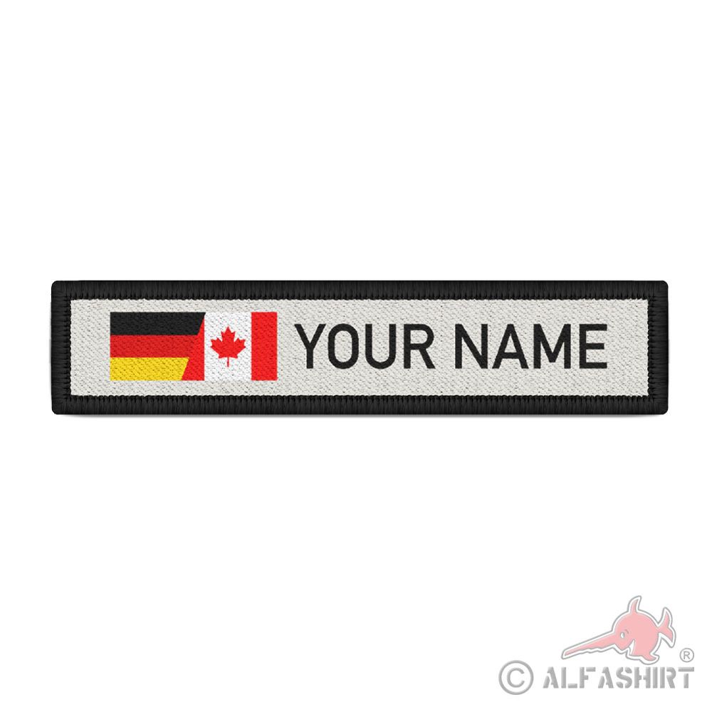 Namenspatch personalisierbar Deutschland Kanada Canada Germany  #42573