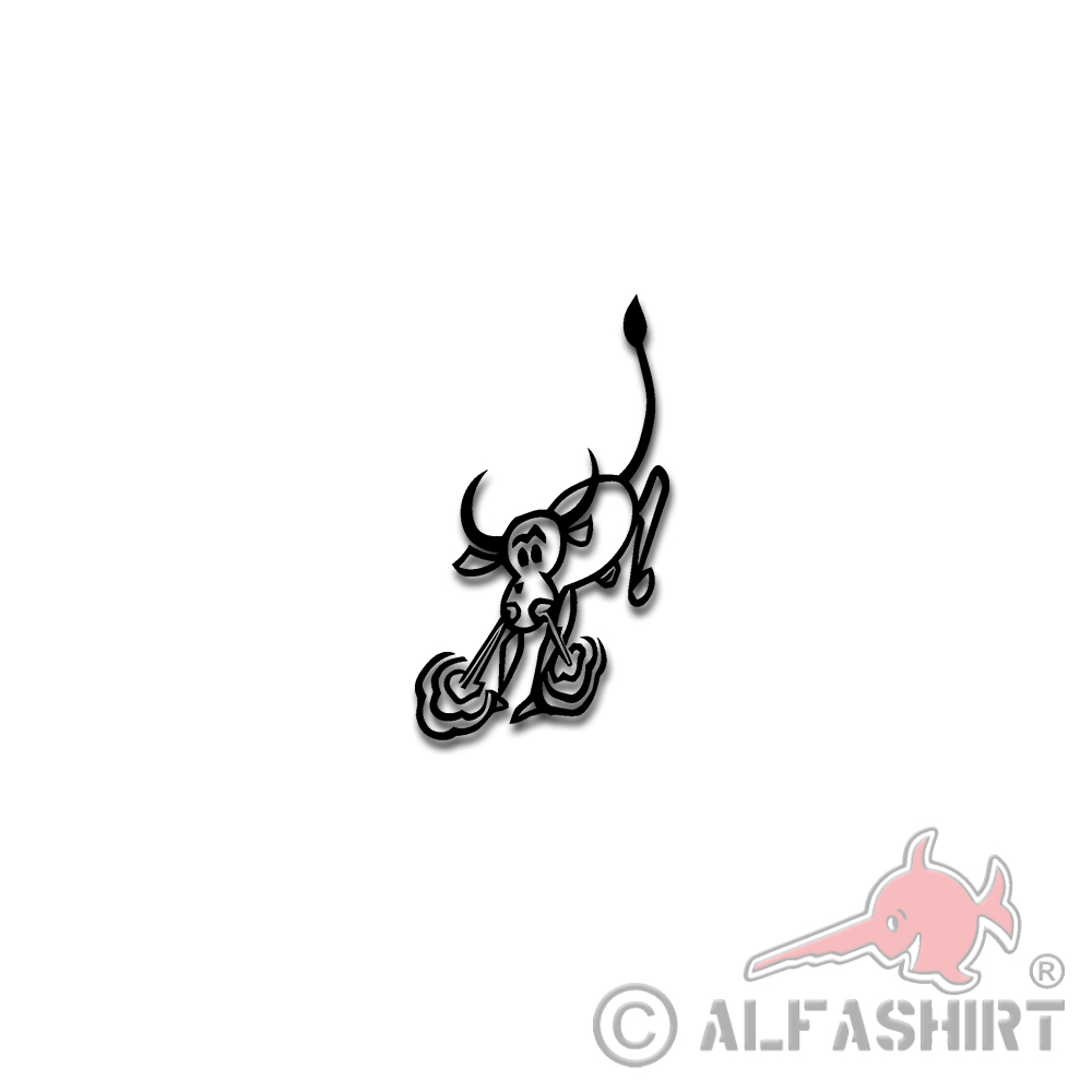 Sticker Snorting Bull U47 UBoot Navy Royal Oak 10x6cm # A4815