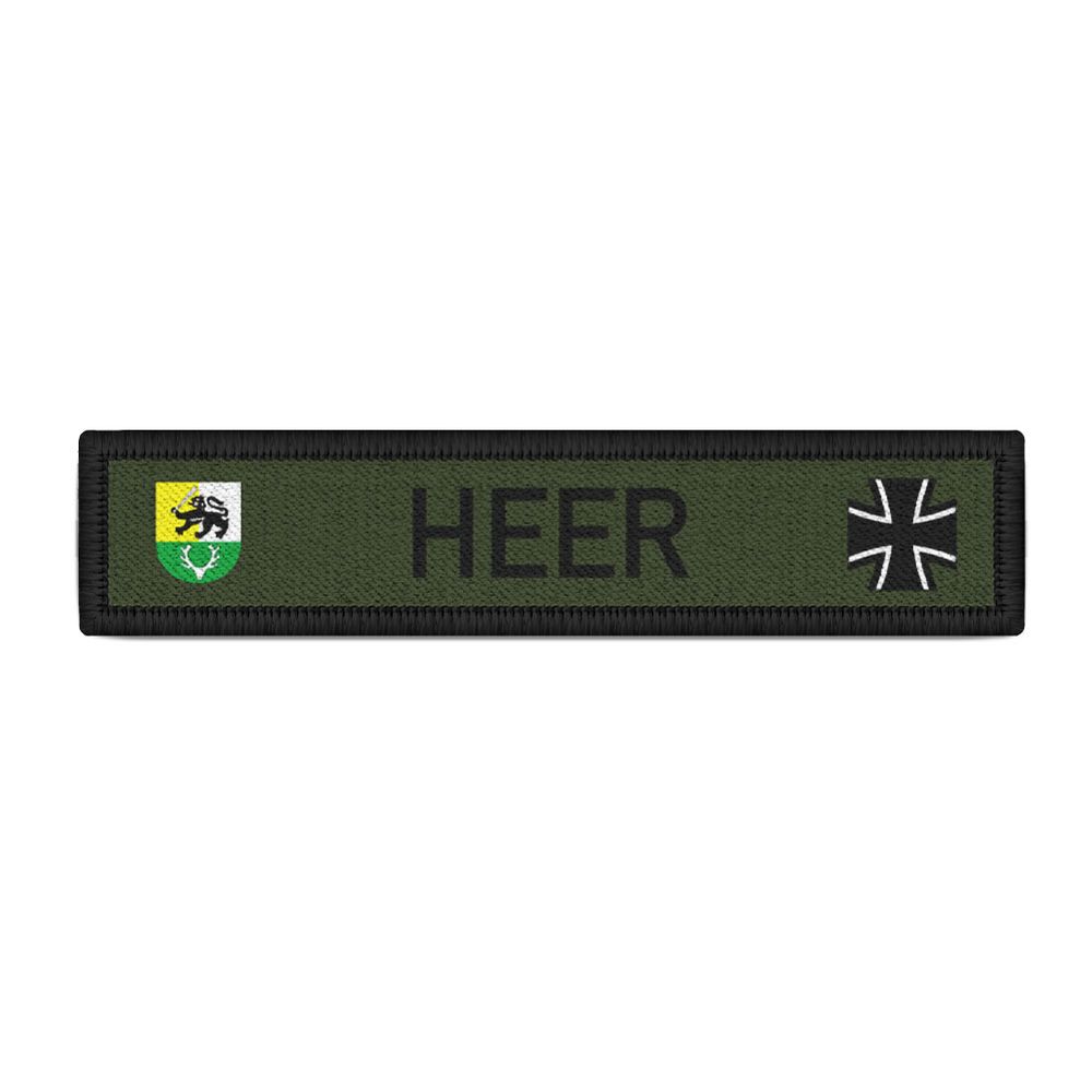 Namenspatch 12,5x2,5cm Heer PzGrenBtl 12 BW Kreuz #K03813