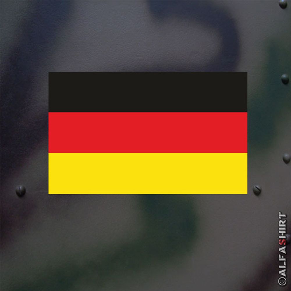 Sticker Germany Flag Bundeswehr vehicle ISAF 15x14cm # A528