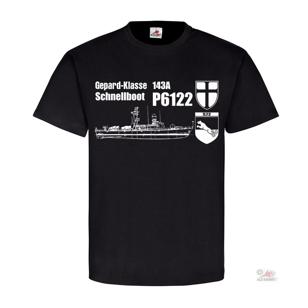 P6172 S72 S-Boot Gepard Class 143A German Navy Navy 7 T-shirt # 18503