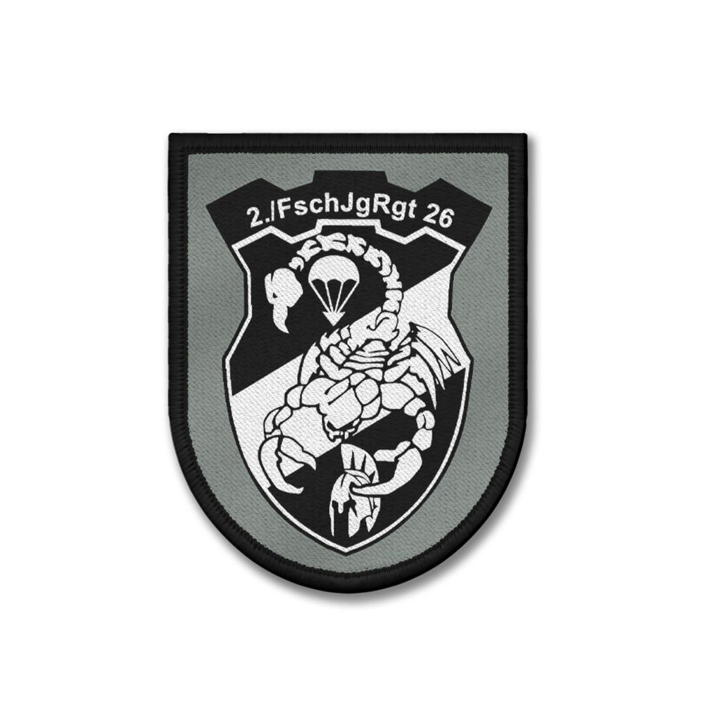 Patch 9x7cm 2. FschJgRgt Fallschirmjägerregiment 26 Heer Zweibrücken BW #46799