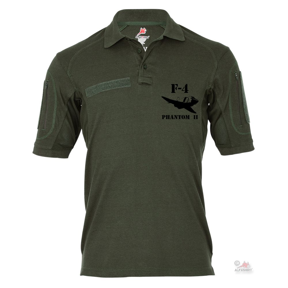 Tactical Poloshirt Alfa - Phantom II Kampfjet Jet Luftwaffe Dienst Hemd #19061