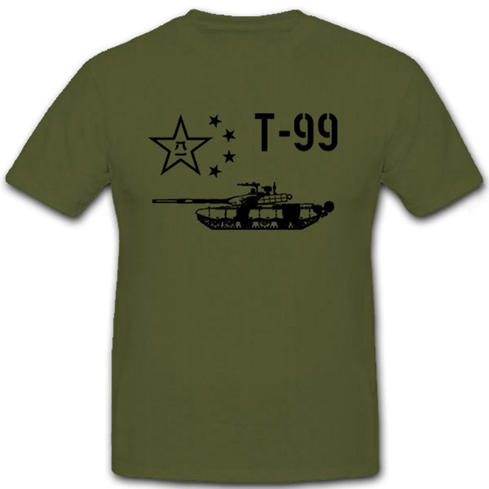 T99 Panzer Volksbefreiungsarmee China Armee - T Shirt #7087